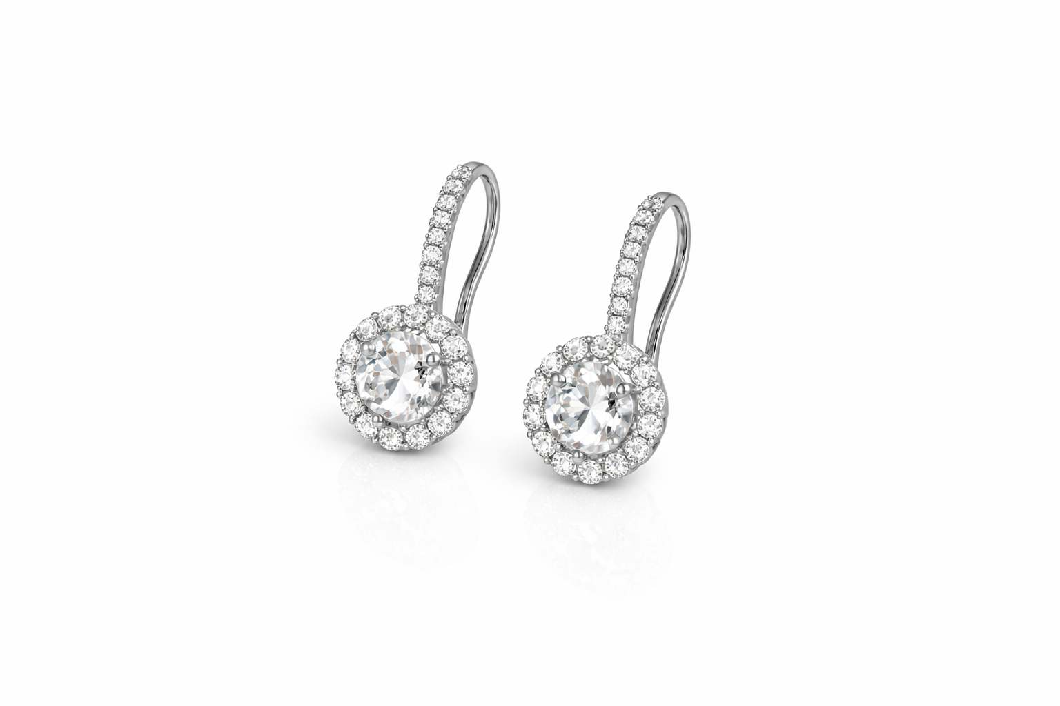 Pavé Halo Drops