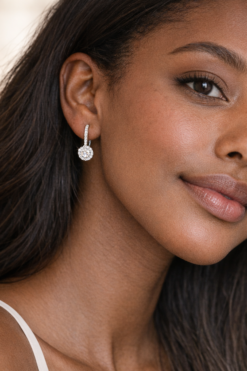 Pavé Halo Drops